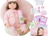 Boneca Bebê Reborn Silicone Bebe Barata Realista 100% Vinil siliconado + itens