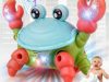 Brinquedo Caranguejo Fujão Musical Som Luz E Movimento Infantil Para Bebês