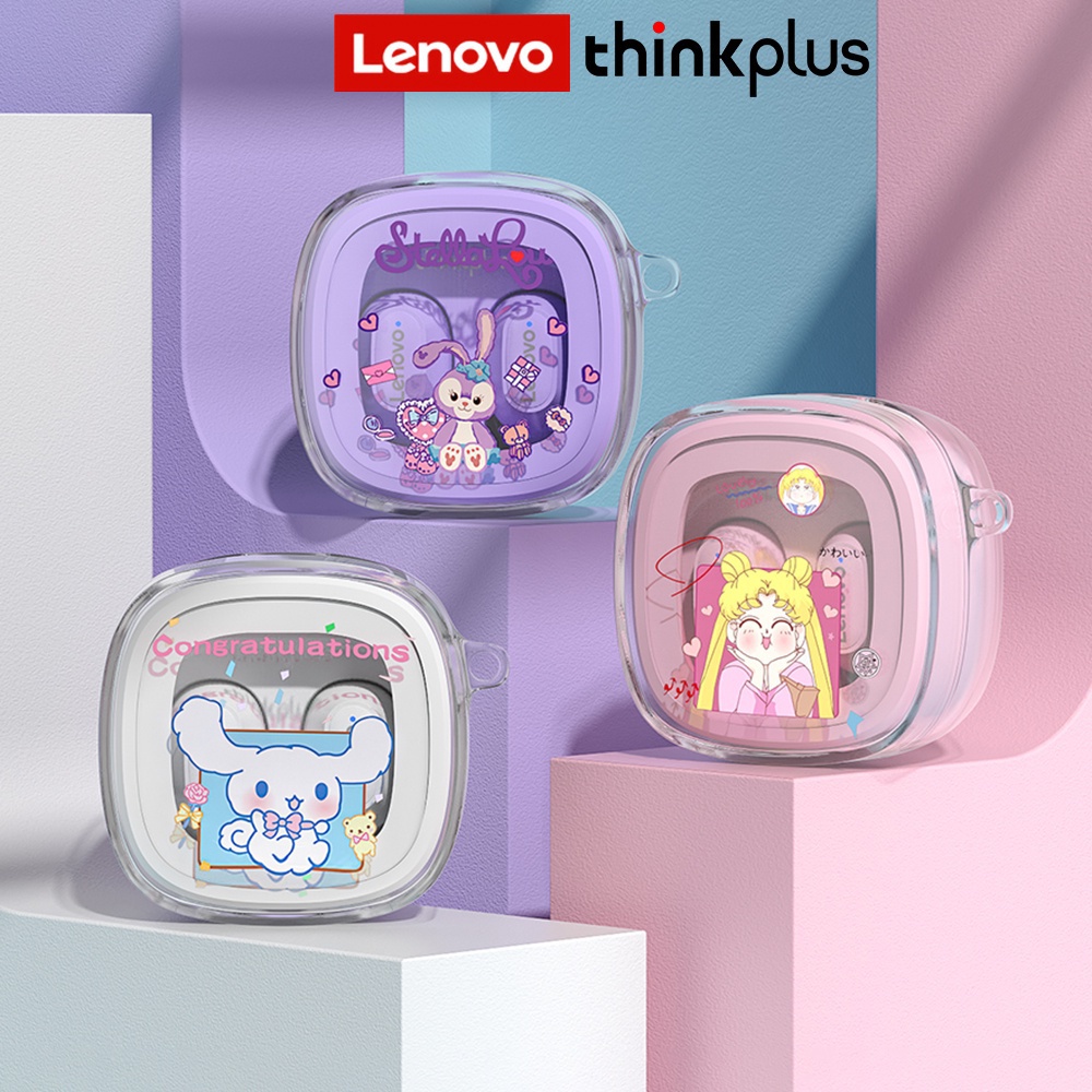 Lenovo XT62 TWS Fone De Ouvido Bluetooth Fluffy Sem Fio Com Microfone