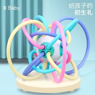 Manhattan ball Treinamento Infantil tactile Agarrar Brinquedo Educativo Bebê 0-3 Anos De Idade Bola De Dentição Guizo