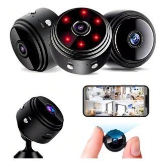 Mini Câmera A9 HD Wi-Fi com Sensor de Movimento, Gravação em Cartão de Memória e Suporte – Envio Rápido
