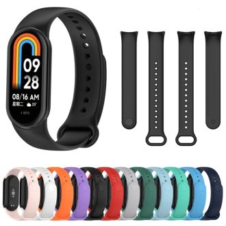Pulseira de Silicone Para Smartwatch Xiaomi Mi Band 9 8 Relógio MiBand Sport