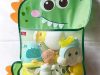 Saco De Armazenamento De Brinquedos Das Crianças Dos Desenhos Animados Pequeno Dinossauro Banho Do Bebê E Água Pla ying