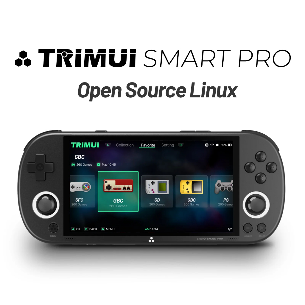 Trimui Smart Pro Console Portátil Retrô Com MicroSD recheado de jogos!