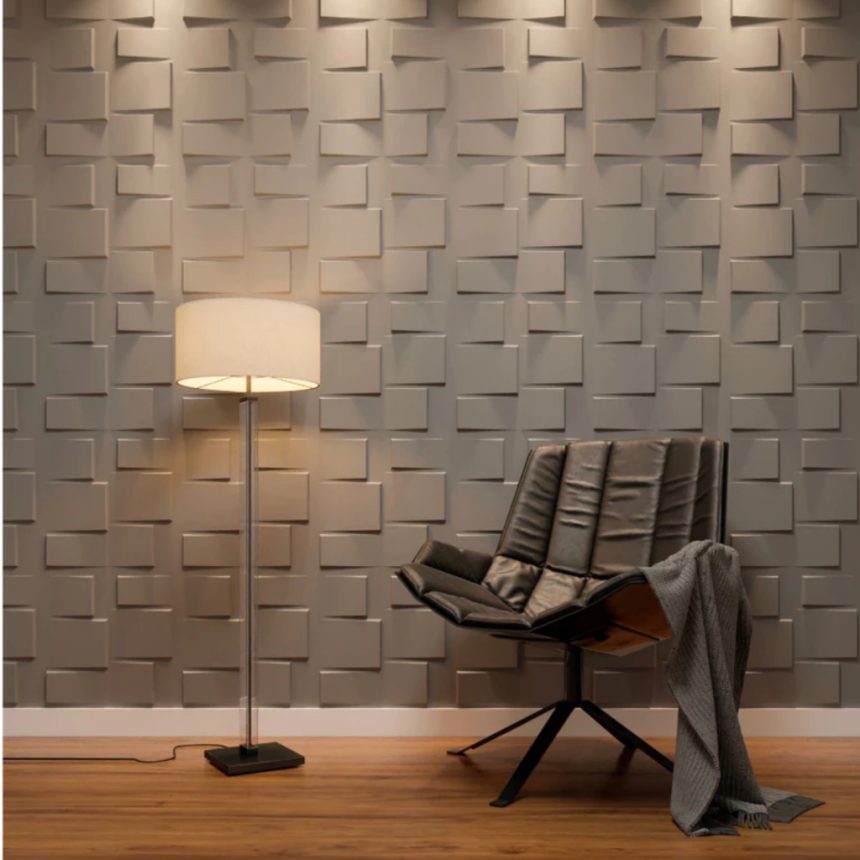 20 Placas 3D - Decoração para Parede - 50x50cm