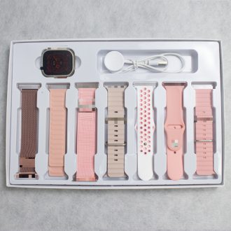 2024 Smartwatch Relógio Inteligente Ultra 7 Em 1 7 Alças Homens Mulheres 49MM Bluetooth Chamada De Freqüência Cardíaca Sem Fio Bracelete De Ajuste De Carga Smart Watch Parafuso Verdadeiro