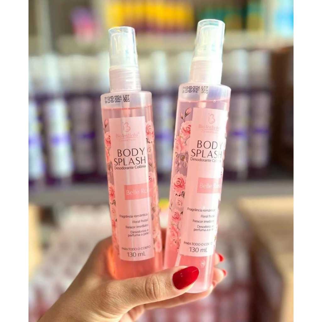 2UN BodySplash Perfume Corporal Feminina Aromas Marcantes Envolvente Bolsa Casa Escritório Beleza