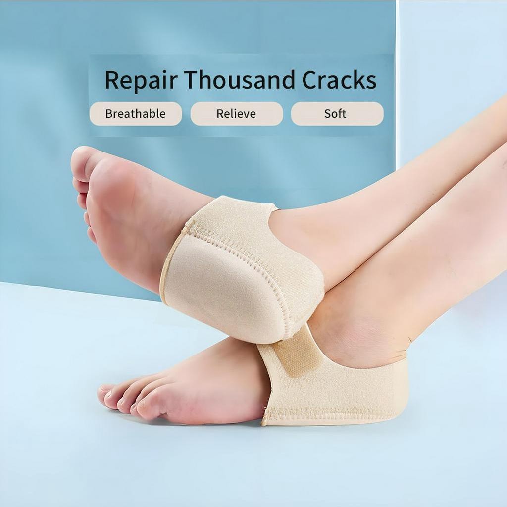 Almofadas De Calcanhar De Silicone Alívio Da Dor Tendinite De Aquiles Fascite Plantar Almofada Respirável Antiderrapante
