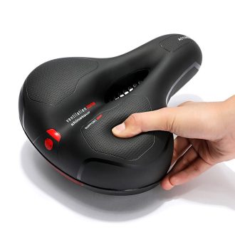 Assento De Bicicleta Banco Selim Super Confortável Selim Largo Bicicleta C/sinalizador adesivo Refletivo