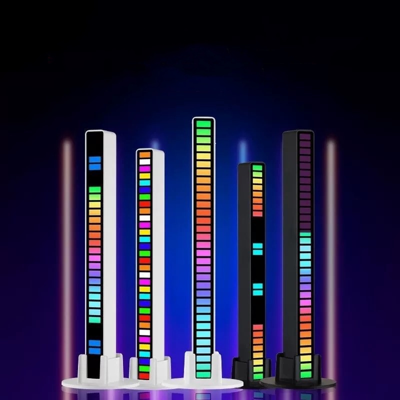 Barra de Led Rítmica RGB Sensor de Som Gamer Decorativo Adequado para lazer, esportes, jogos, música, carro C9