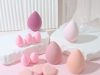 Beauty Blender 14Pcs com Tanque de Armazenamento, 5 Mini Esponjas e 4 Misturadoras de Beleza