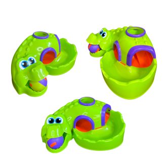Brinquedo Infantil Crocoball para Criança Didático com Estimulo Sensorial