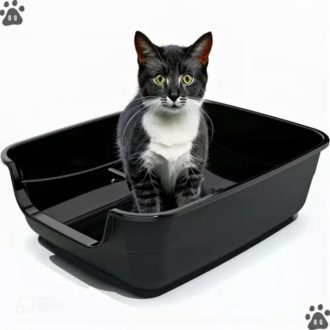 Caixa De Areia Bandeja Sanitária Gigante Para Gatos Jumbox Azul, vermelho, preto, nude e rosa