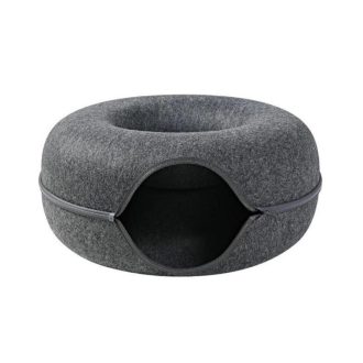 Cama Túnel Gato Interativa Donut Pet Brinquedo Caminha Felino Casa Casinha