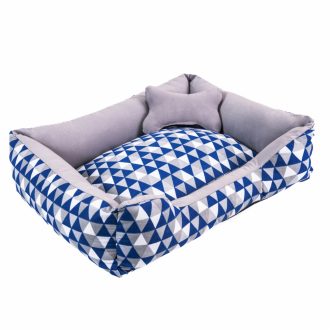 Caminha para Cachorro ou Gato Médio 100% Algodão + Ossinho