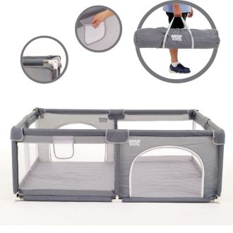 Cercado Chiqueirinho Grade Tela De Proteção Portão Bebe Infantil Criança 1,80 x 1,50