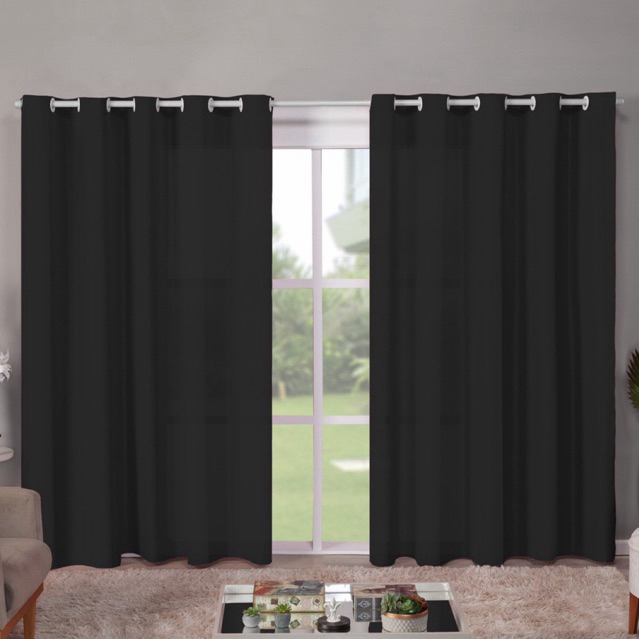 Cortina Parede Inteira Roma 3.00 L X 2.20 A (Decoração Janela Sala Quarto Escritório)