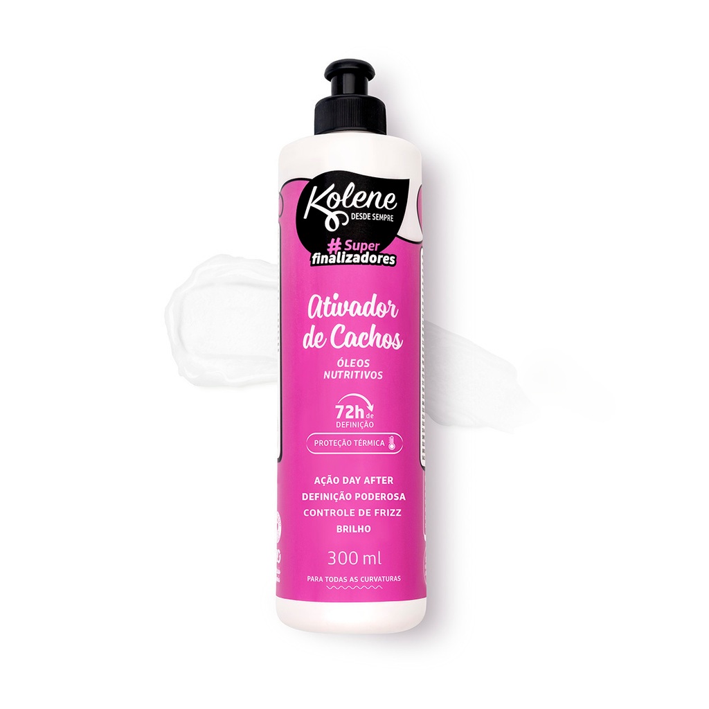 Creme Ativador De Cachos Kolene Oleos Nutritivos #Super Finalizadores 300ml