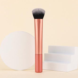 Escova de Maquiagem Orange Blush 1 Peça para Pele e Ferramentas de Beleza