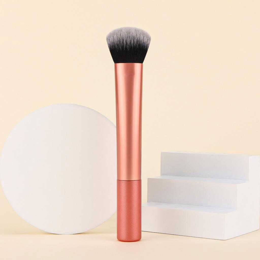 Escova de Maquiagem Orange Blush 1 Peça para Pele e Ferramentas de Beleza