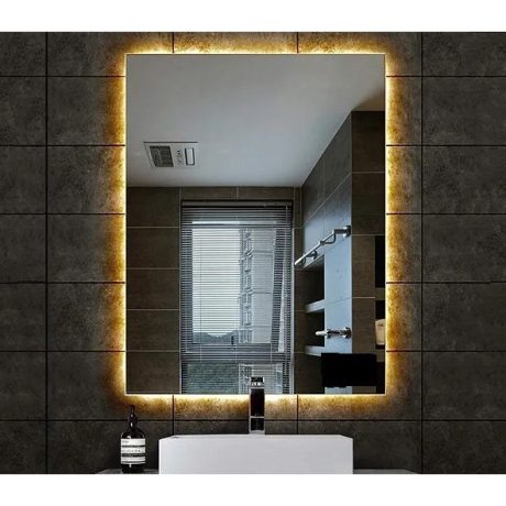 Espelho Led Sem Fio Luz quente, Espelho com Luz Com Led, A Bateria Decoração Luxo Decorativo Lindo