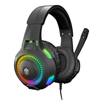 Fone De Ouvido Headset Gamer Luz Led RGB Pc Celular Vídeogame Xbox PS4 PS5
