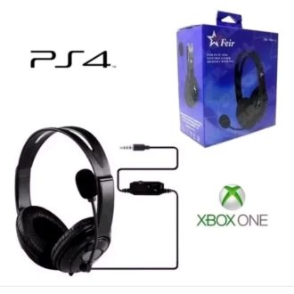 Fone De Ouvido On-ear Headset Gamer PS4 XBOX ONE Celular C/ Microfone