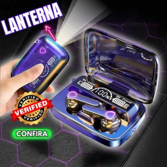 Fone Gamer Bluetooth V5.3 Powerbank 2200 mah Wireless a prova D'água IPX7