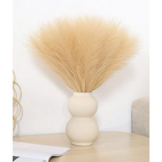 Haste de Capim dos Pampas Artificial Para Decoração Arranjos