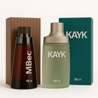Kit 02 Perfumes Tradicionais Mbec e Kayk Masculino Mais Vendidos Alta Fixação