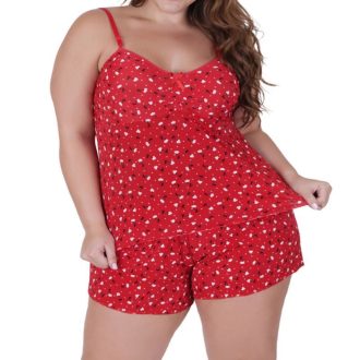 Kit 03 Baby Doll Plus size Pijama Feminino EXGG Adulto