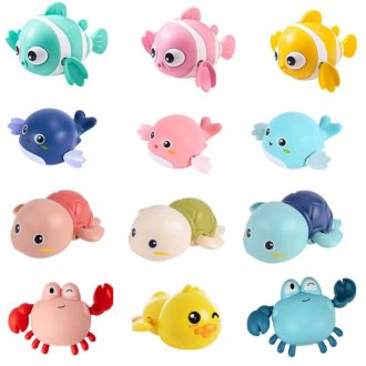 Kit 3 Bichinhos de Banho Brinquedos de Água para Crianças e Bebês Diversão na Piscina e Banheira