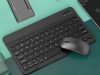 Kit Teclado e Mouse Sem Fio Bluetooth Colorido Compatível com Android iOS e Windows