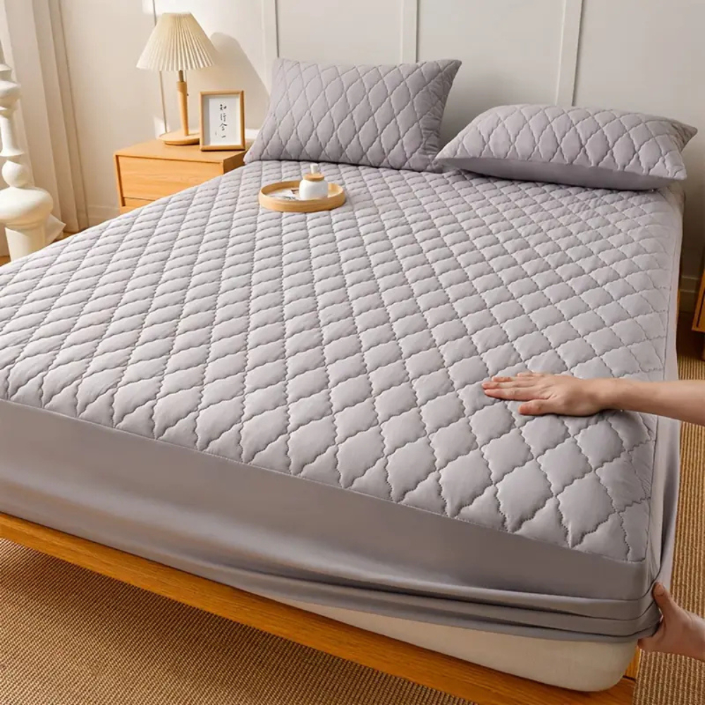 Lençol Impermeável Matelado Com Elástico Em Toda Volta Berço, Solteiro, Casal, Queen e King