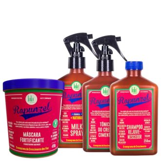 Lola Kit Rapunzel Linha de Crescimento - Shampoo + Máscara + Tonico + Milk