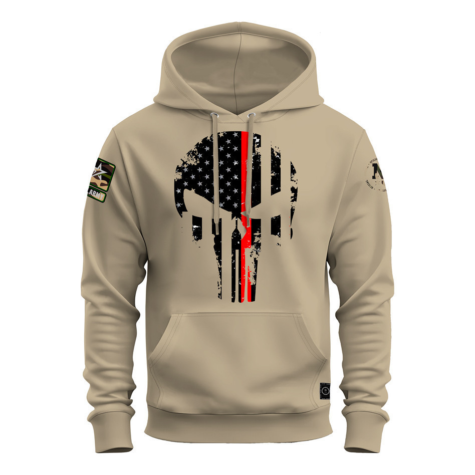Moletom Algodão Canguru Inverno Premium Caveira Black