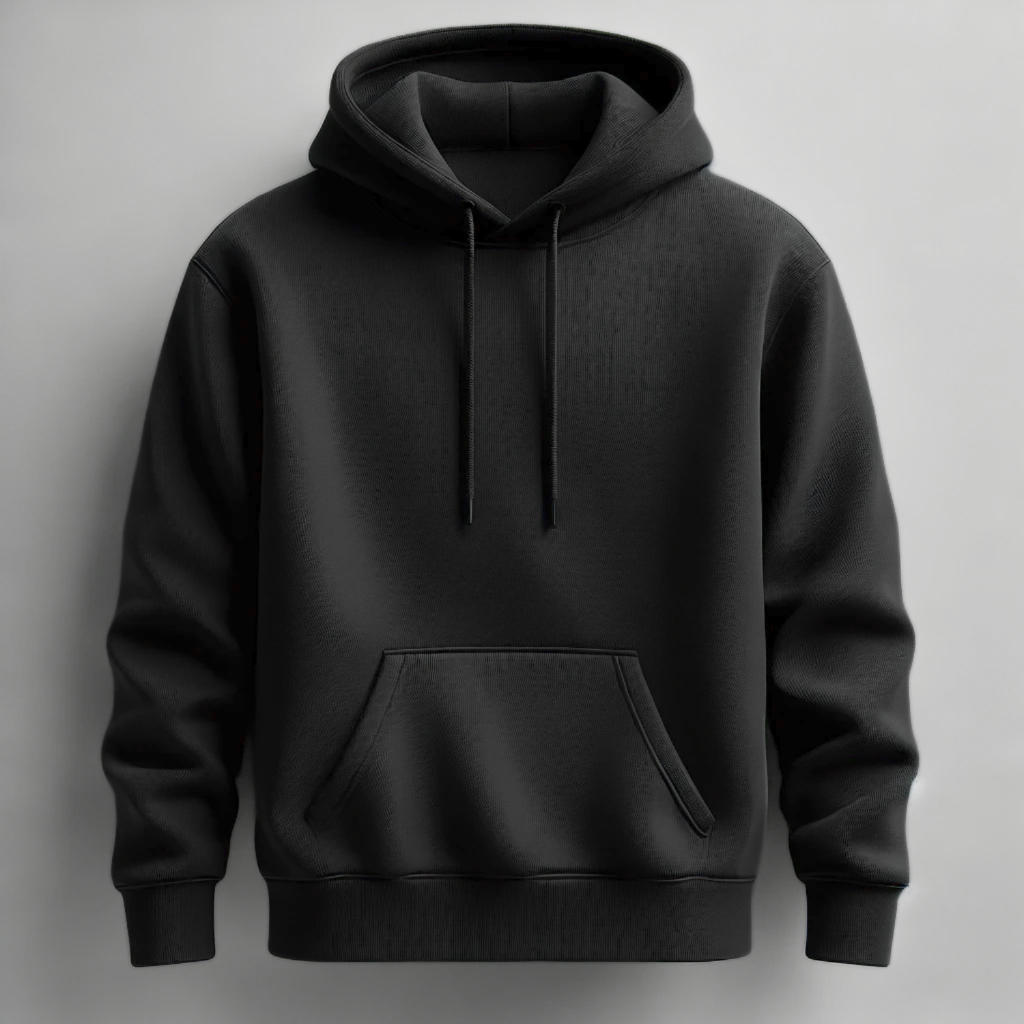 Moletom Basic Black Edition Premium Liso Sem Estampa Agasalho Flanelado Masculino Feminino Macio Top