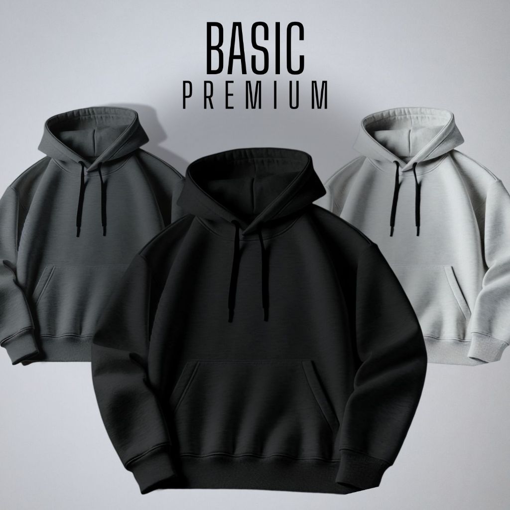 Moletom Premium Masculino Com Capuz Bolso Canguru Liso Feminina Blusa De Frio Casaco Flanelado