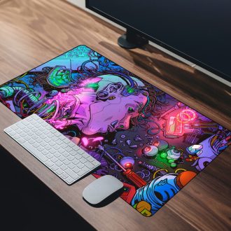 Mousepad Gamer Mega Grande - TEMA CYBERPUNK - ESCOLHA O TAMANHO