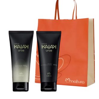 Natura Kaiak Urbe Masculino Gel de Banho 100g e Gel Barbear e Pós Barba 2 em 1