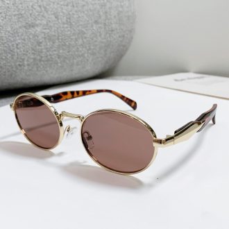 Óculos De Sol Ovais De Metal 2025 – Retrô UV400 Da Moda Para Mulheres