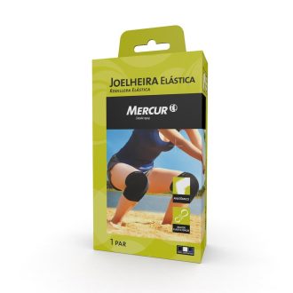 Par Joelheira Elástica Mercur Esporte Corrida Musculação