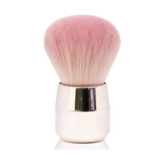 Pincel Espanador De Pó Luxo Cromado Unhas De Gel Maquiagem