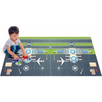 Pista de Avião Tapete interativo em Lona para Crianças Brincar