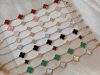 Pulseira Coreana De Trevo De Quatro Folhas Feminina Cor Dourada Presente De Aniversário Perfeito De Alta Qualidade