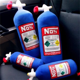 Raybre Gato Encosto De Cabeça Garrafa De Óxido Acessórios NOS Brinquedos De Pelúcia Decoração Do Carro Estilo Suportes D