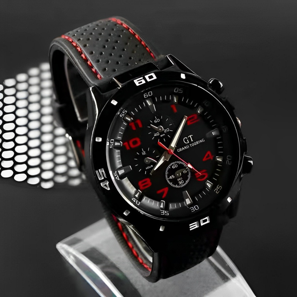 Relógio Esportivo Masculino Resistente À Água , Pulseira De Silicone Leve , Digital Moderno