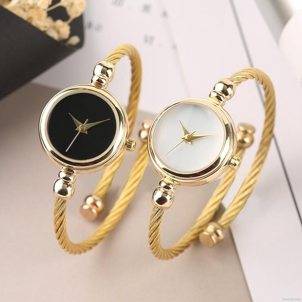 Relógios De Pulseira Pequenos Simples Feminino De Aço Inoxidável Retro Pulso De Quartzo Fashion Casual