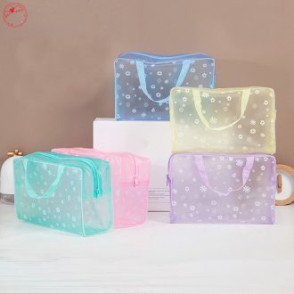 Saco de Cosmética Transparente Pvc Saco de Cosmética Mulher Saco de Beleza Saco à prova d'água