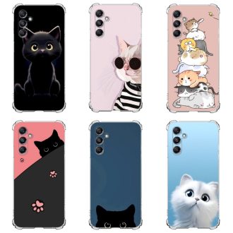 Samsung M34, M54 Capa Tpu Desenhos Variados Capinha Case, Gato, Gatinho, Fofo